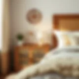 Stylish boho farmhouse nightstand showcasing intricate design