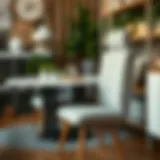 Stylish chair seat protectors enhancing modern decor