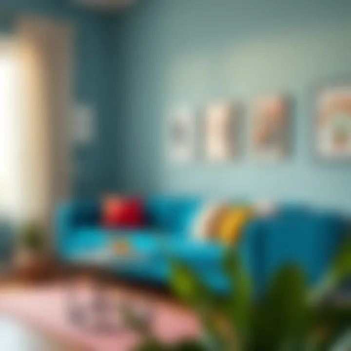 Colorful couch options for home office decor