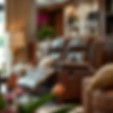 Luxurious Leather Loveseat Recliner Luxurious leather loveseat recliner with a stylish cover