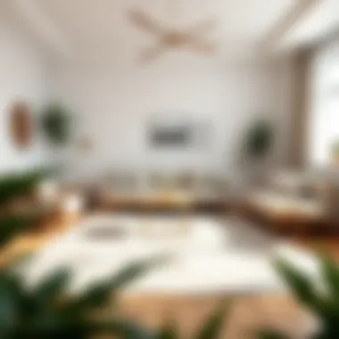 Furniture Layout and Rug Placement Diagram Diagram illustrating furniture layout with rug placement