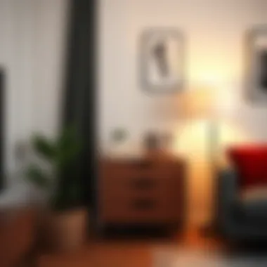 Compact stand with drawers enhancing small apartment storage