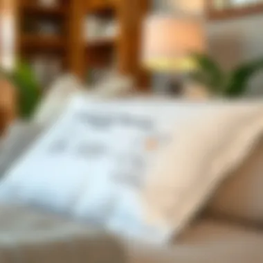 Caring for Your Pillow Inserts: A Guide Instructional graphic illustrating care techniques for maintaining 15x15 pillow inserts.