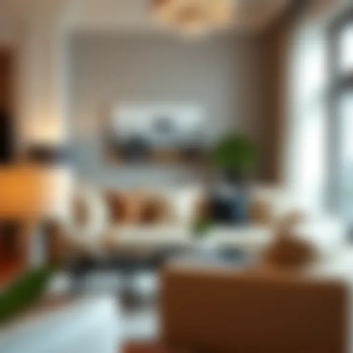 Elegant Living Space with Coordinated Pillow Inserts An elegant living space featuring coordinated 15x15 pillow inserts that enhance comfort and aesthetics.