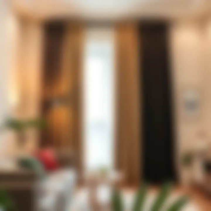 Curtains as Key Elements in Home Aesthetics Stylish 28-inch wide curtains enhancing interior decor