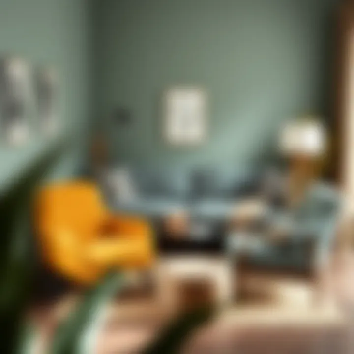 Cozy Corner with Loveseat and Complementing Chairs An aesthetic arrangement of a loveseat paired with two complementing chairs in a cozy corner.