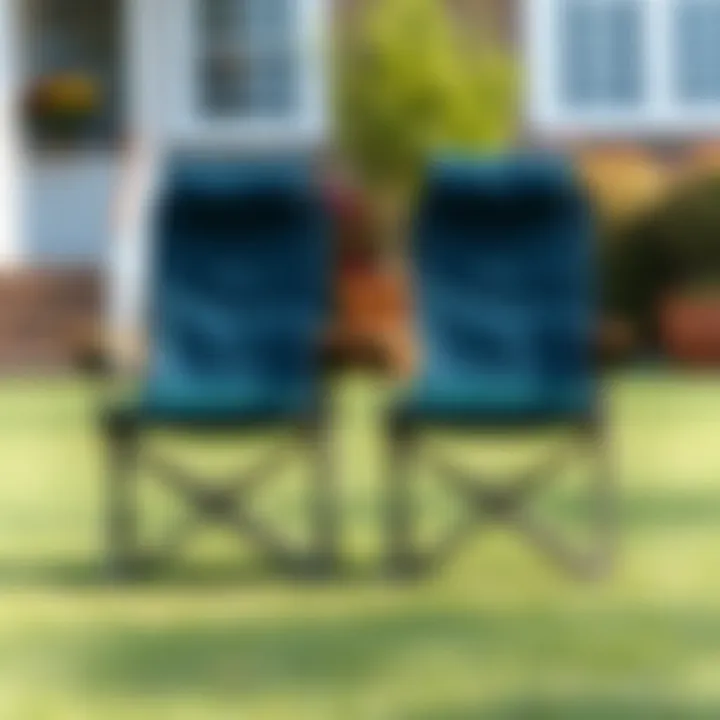 Care tips for maintaining foldable lawn chairs