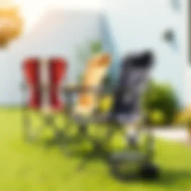 Comparison of various foldable lawn chair designs