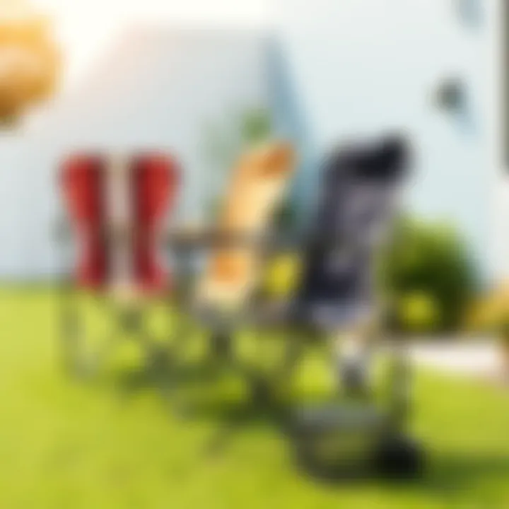 Comparison of various foldable lawn chair designs