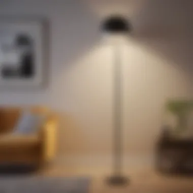Trendy Floor Lamp Aesthetic Contemporary floor lamp adding style to a minimalist space