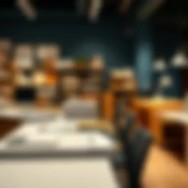 Variety of affordable desk materials displayed