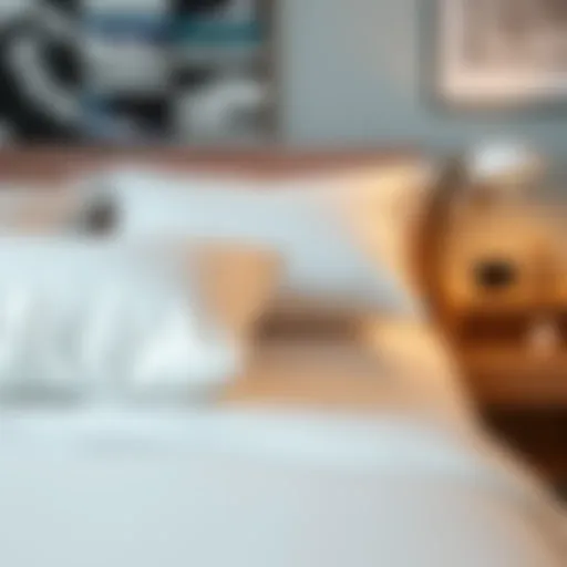 Luxurious twin memory topper enhancing bedroom aesthetics