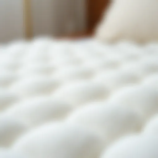 High density upholstery foam showcasing its texture and density