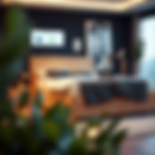 Elegant light wood bed with built-in storage drawers