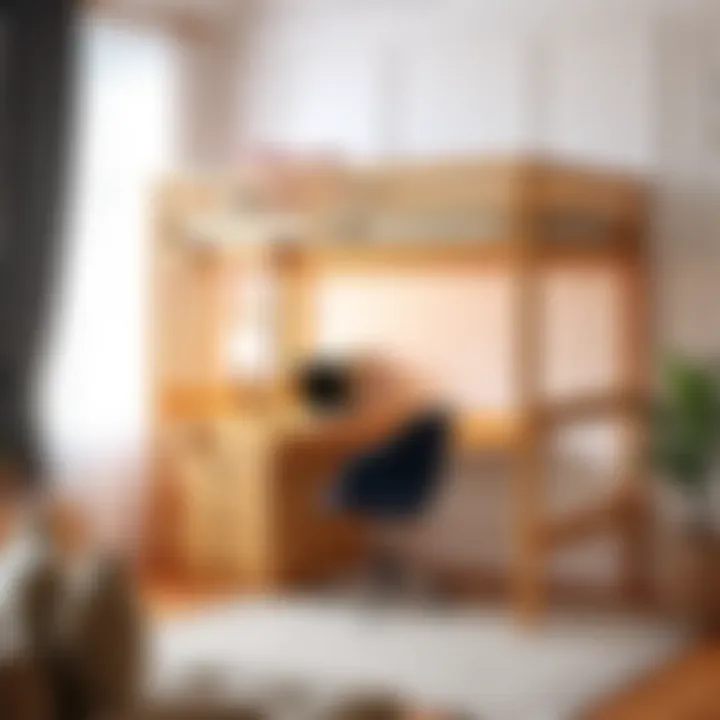 Safety features of the loft bed