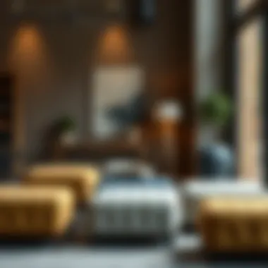 Diverse ottoman designs showcasing functionality and style