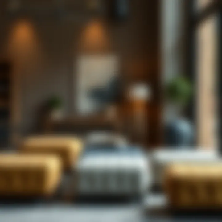 Diverse ottoman designs showcasing functionality and style