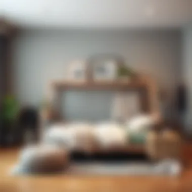 Space Optimization in Youth Furniture Compact youth bed showcasing space-saving features