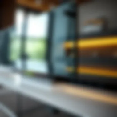 Close-up of Smoked Glass Detailing and Sleek Design Close-up of smoked glass detailing and sleek lines