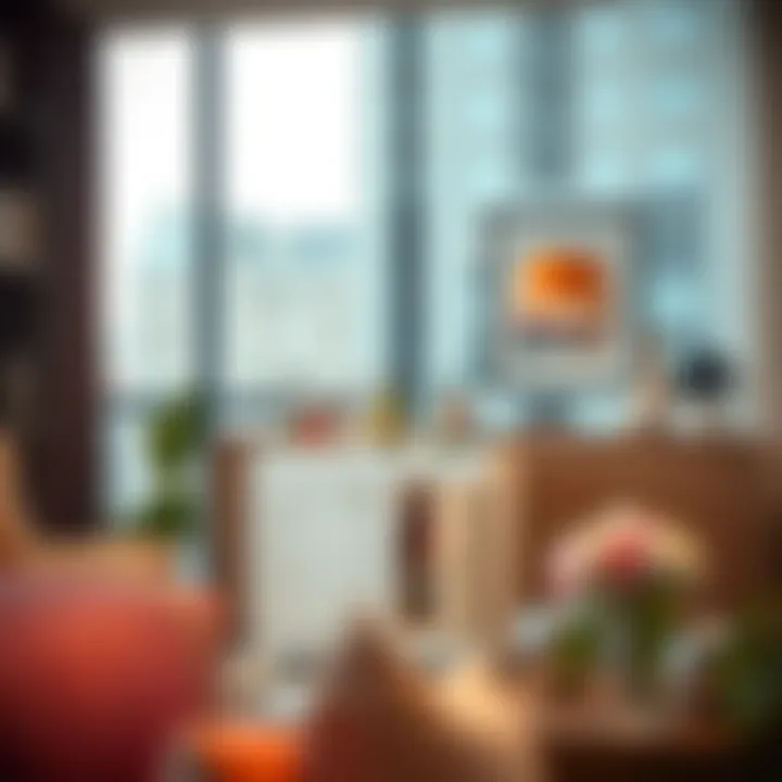 Contemporary Style in Urban Interiors Contemporary white mini bar cabinet in a stylish urban setting