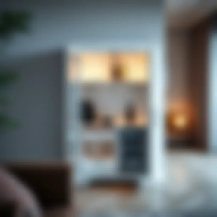 Sleek Elegance of the White Mini Bar Cabinet Sleek white mini bar cabinet showcasing elegant design