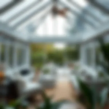 Modern Aesthetic Sunroom Elegant sunroom design showcasing modern aesthetics