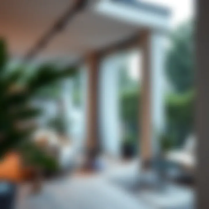 A patio curtain track system that elevates outdoor design Patio curtain track system enhancing outdoor aesthetics