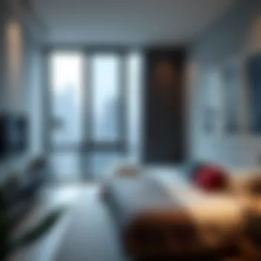 Energy-Efficient Blackout Solutions in Urban Apartment An urban apartment showcasing energy-efficient blackout solutions