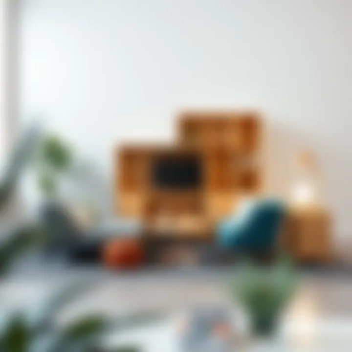 Creative modular furniture arrangement for collaboration