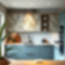 Elegant kitchen cabinet paper cover showcasing a modern aesthetic