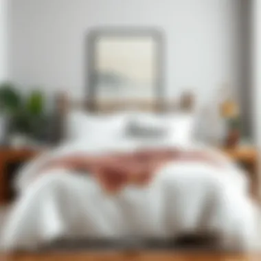 Modern Urban Aesthetic Martha Stewart King Comforter Set in a modern urban interior