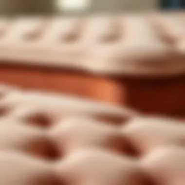 Close-up of high-quality materials used in ottoman construction