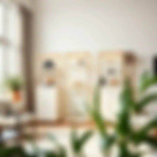 Elegant Display in Modern Living Elegant Detolf stand showcasing collectibles in a beautifully arranged living space