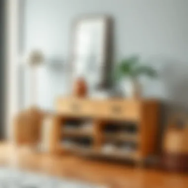 Multifunctional furniture that doubles as shoe storage