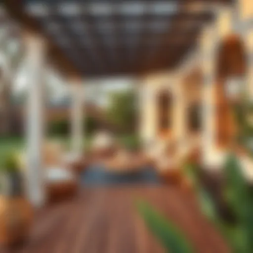 Stylish Wooden Deck for Patios Elegant wooden deck flooring for outdoor spaces