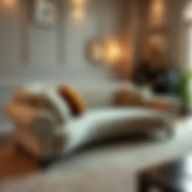 Luxurious couch designed for heavier individuals with reinforced support