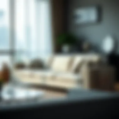 Stylish modern couch showcasing durable materials and elegant design