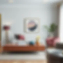 Elegant storage table blending seamlessly with modern decor