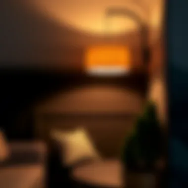 Creating Intimacy with Lighting Stylish short lamp shades enhancing a cozy corner