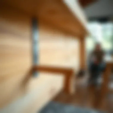 Installation Techniques for L Brackets Close-up of an L bracket installation on wooden furniture