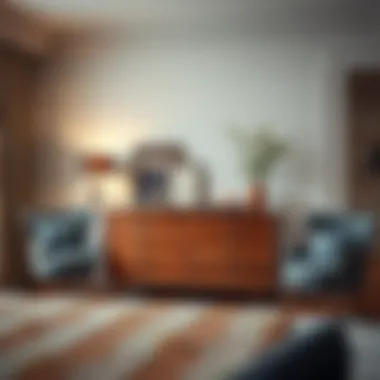 Long Clothes Dresser Elevating Home Aesthetics Elegant long clothes dresser enhancing interior aesthetics