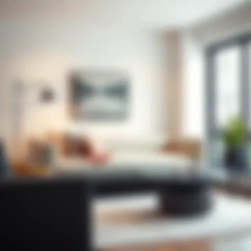 Stylish Daybed in Contemporary Living Space Chic daybed in a modern living room setting, showcasing its stylish design and functionality.