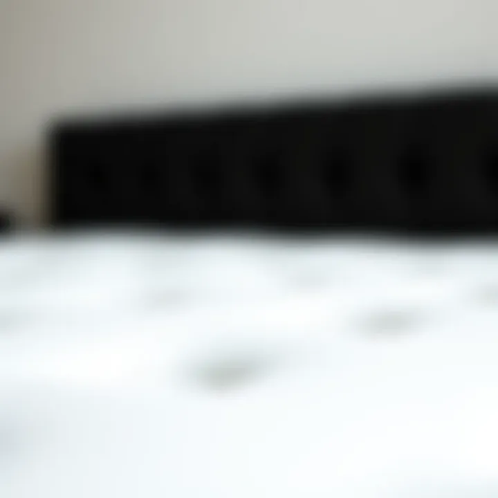 Close-up of a high-quality trundle bed mattress material