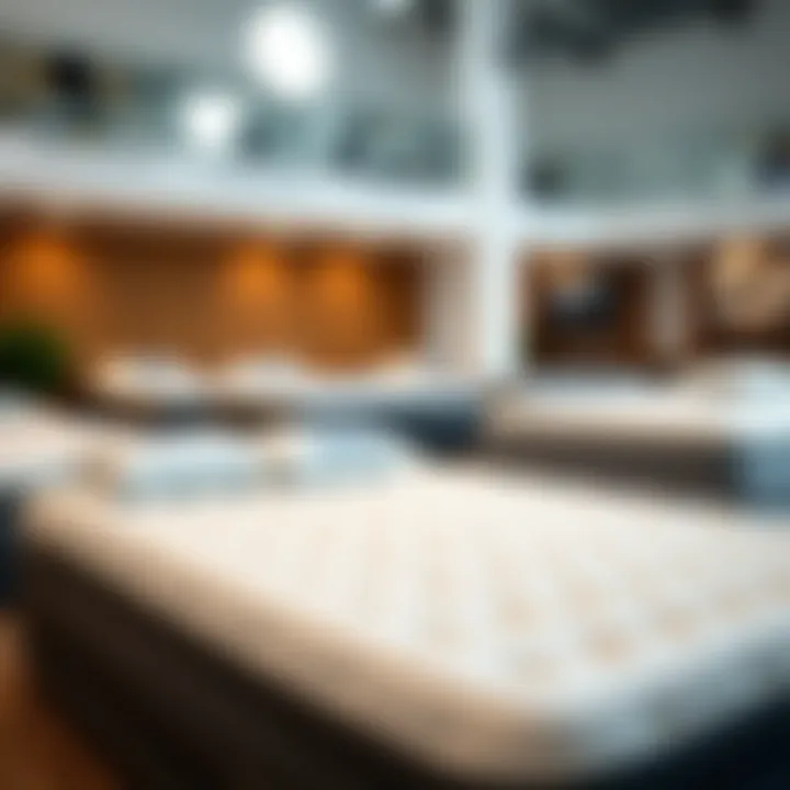 Diverse air bed models displayed