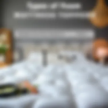 An infographic comparing various types of foam mattress toppers and their characteristics