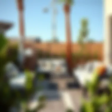 Variety of styles for outdoor loveseats with tables