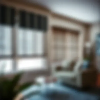 Contemporary fabric options for combining with blinds