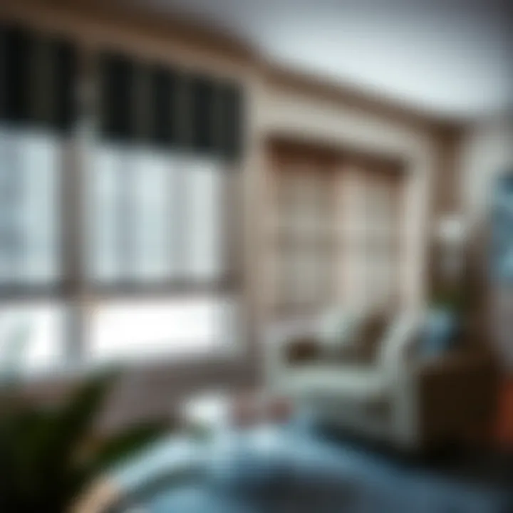 Contemporary fabric options for combining with blinds